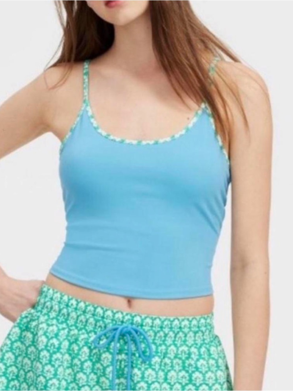 NWT Roller Rabbit x Target Workout Tank Top Super Soft Blue Size 1X